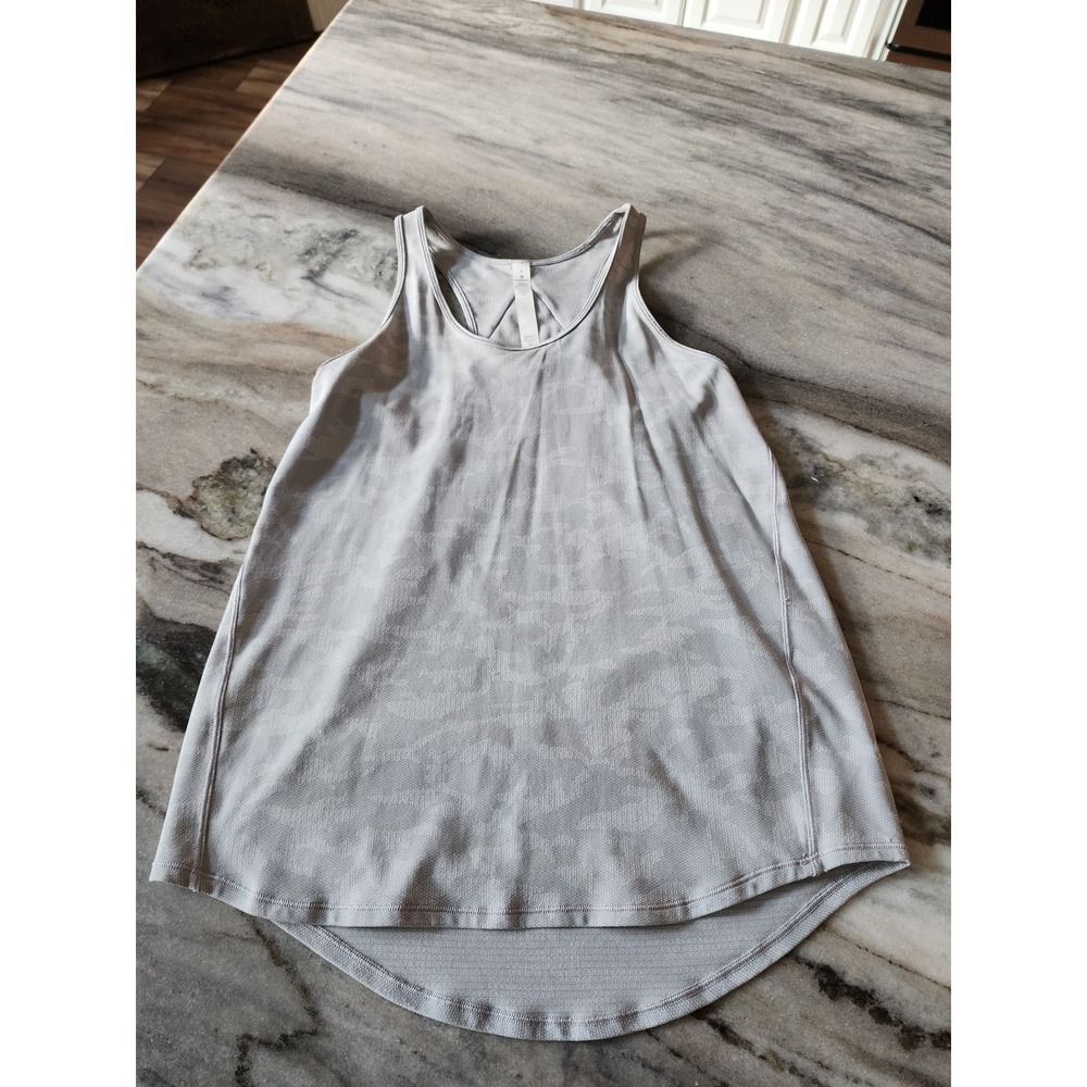 lululemon athletica light gray tank top